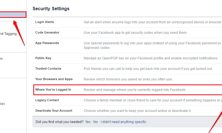 How to know if someone has accessed your facebook account