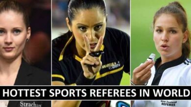 Hottest female sports referees (currently active)