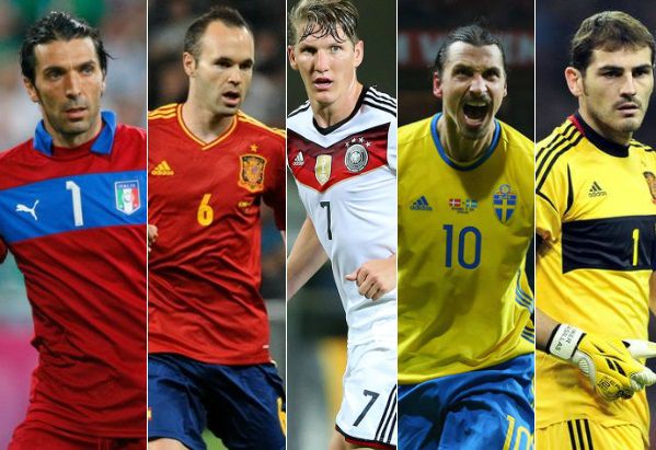 Top 10 legends playing their last major tournament in euro’16