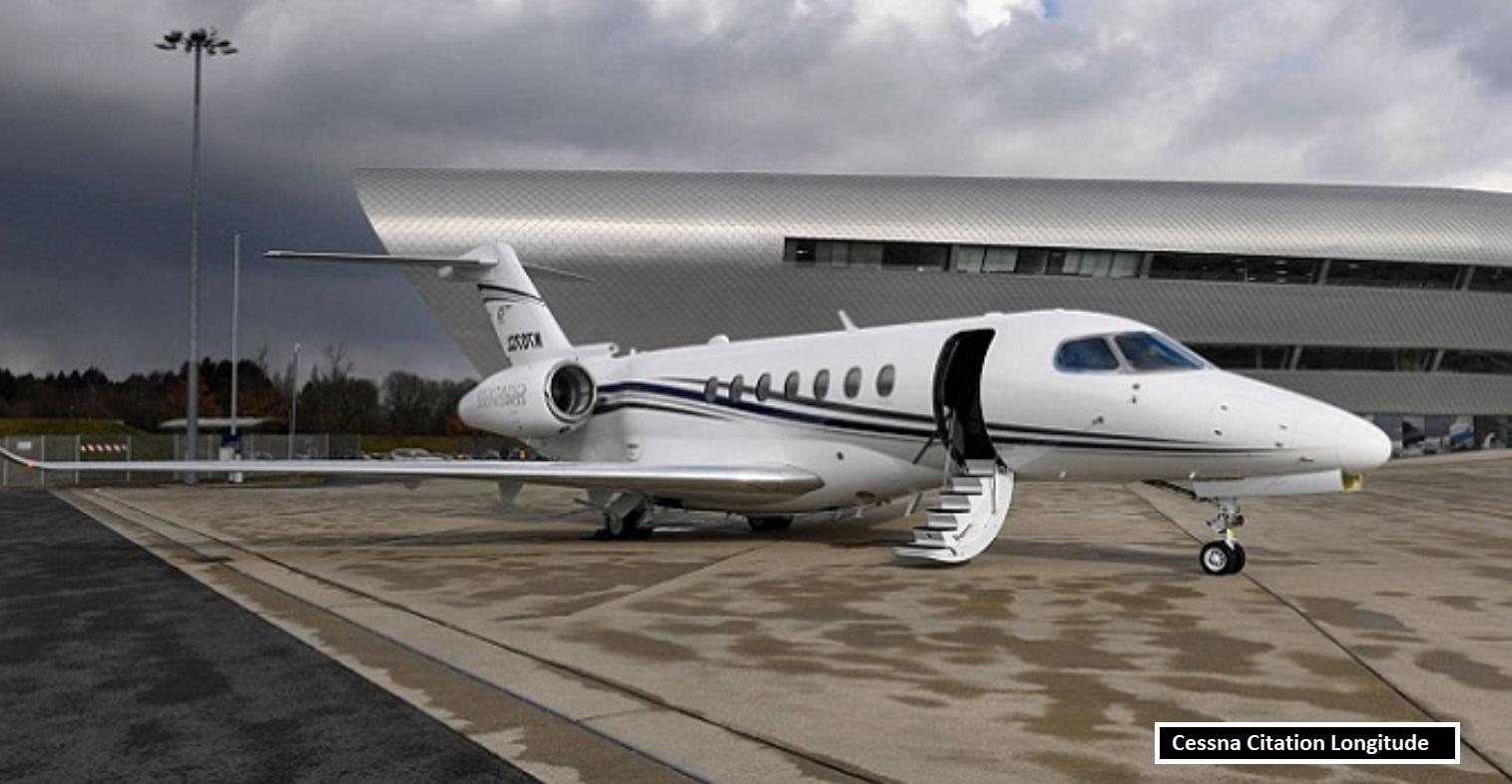 Citation longitude made by cessna cost $27 million