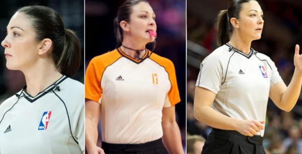 Famous beautiful women in nba as referee holtkamp