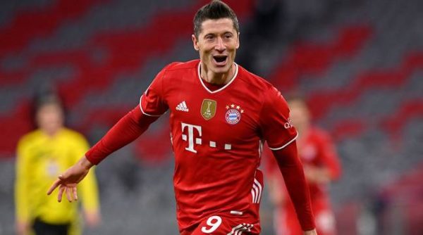 Robert lewandowski scored a staggering 41 goals in the bundesliga this season