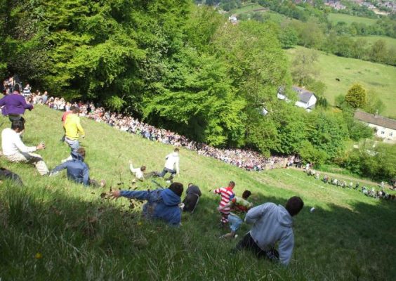 Cheese rolling