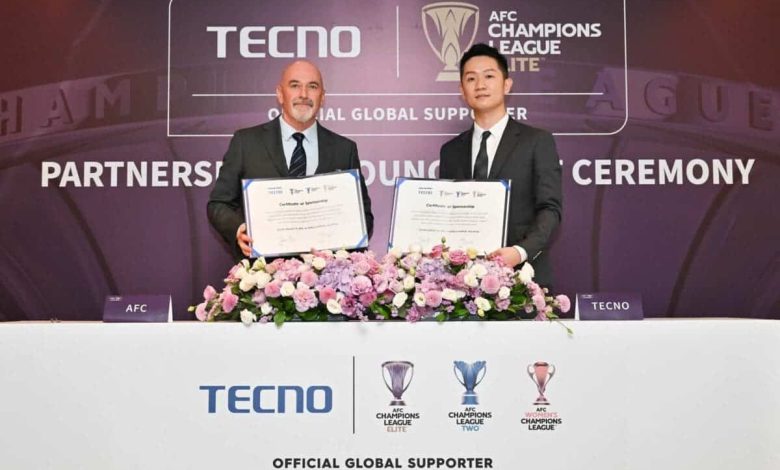 Tecno unveiled as official global supporter of the asian football